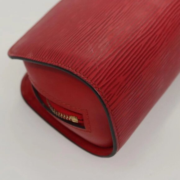 LOUIS VUITTON Epi Dauphine PM Pouch Castilian Red M48447 LV Auth th5819 - Picture 14 of 16